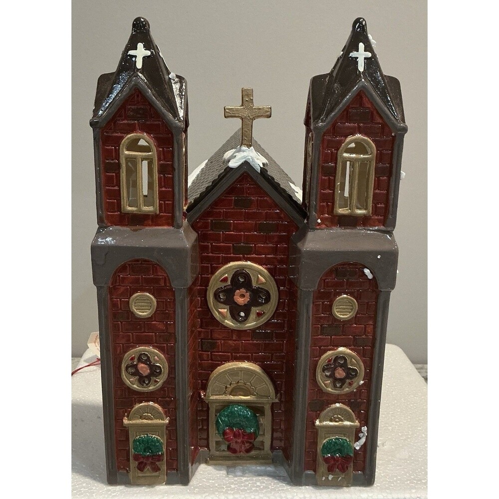 Dept 56 Snow Village St. James Church Village NEW